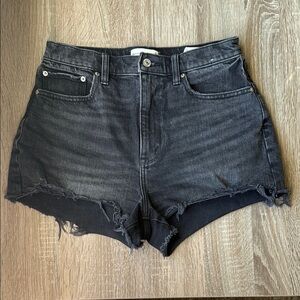 Abercrombie & Fitch The Mom Short High Rise 27 Curve Love